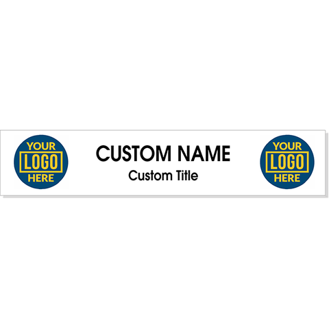 Large Full Color Wall Plate with Double Logo