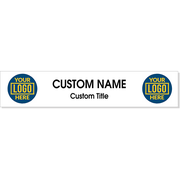 Large Full Color Wall Plate with Double Logo