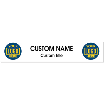 Double Logo Full Color 2" x 10" Wall Plate