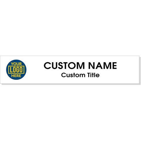 Large Full Color Wall Plate with Left Logo