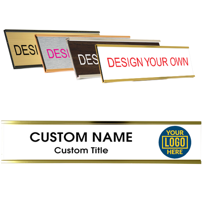 Right Logo Full Color 2" x 10" Wall Plate with Holder
