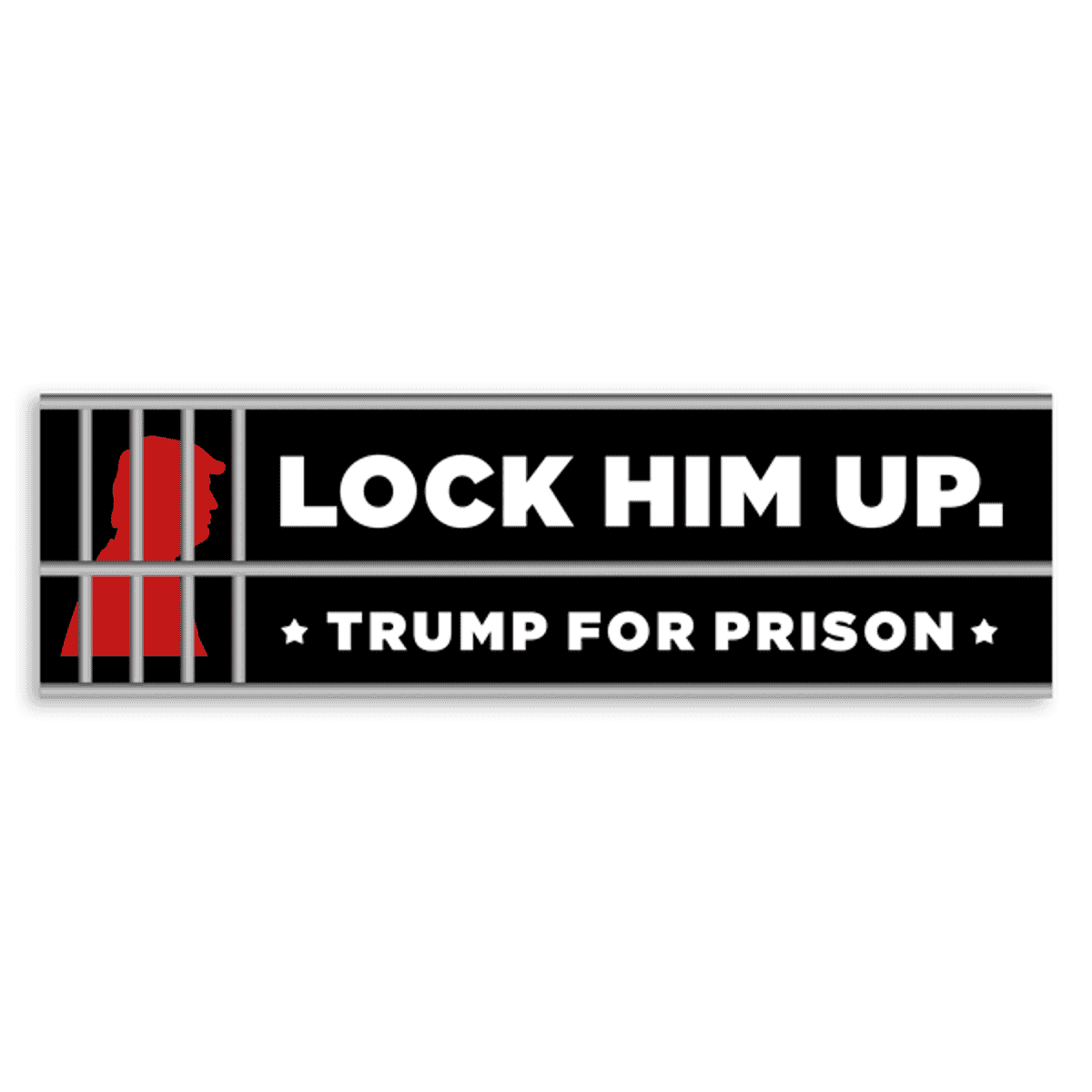 Lock Donald Trump Up Bumper Sticker