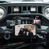 Upload Your Family Photo Custom Front License Plate on Front of Truck Lifestyle Image