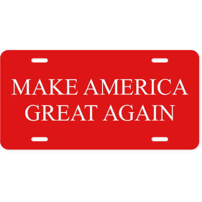 Make American Great Again License Plate