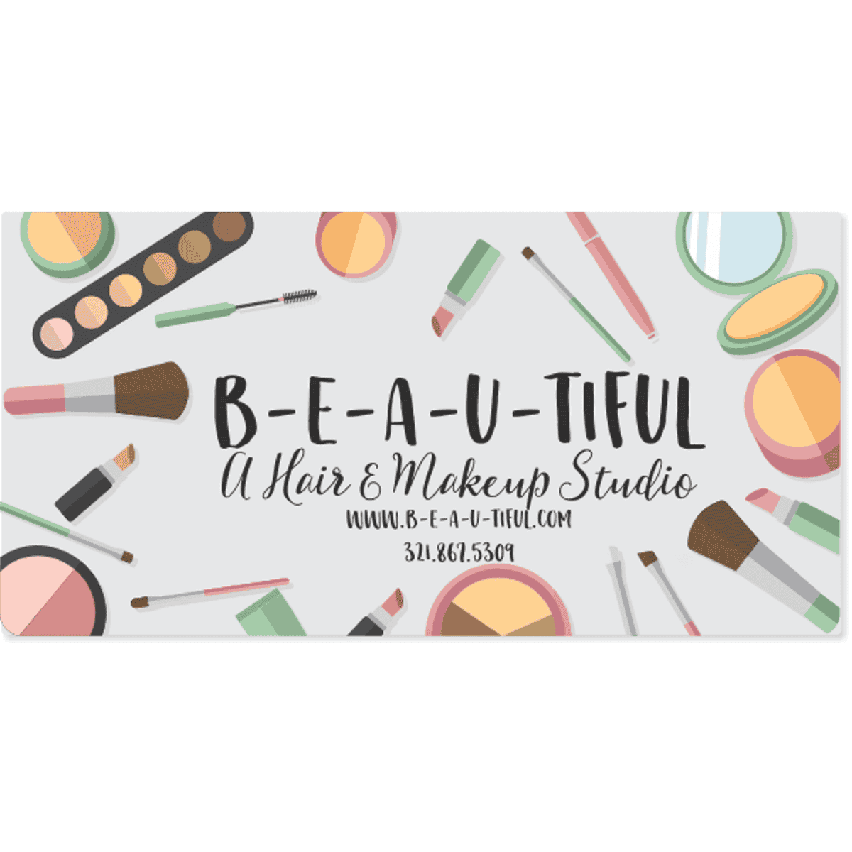Makeup Artist Magnetic Sign | Set of 2