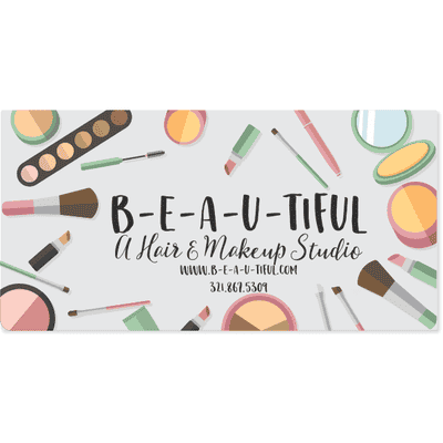 Makeup Artist Magnetic Sign | Set of 2