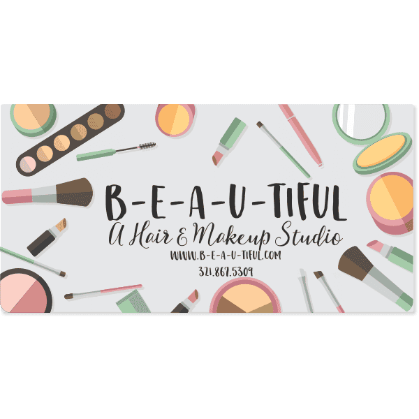 Makeup Artist Magnetic Signs