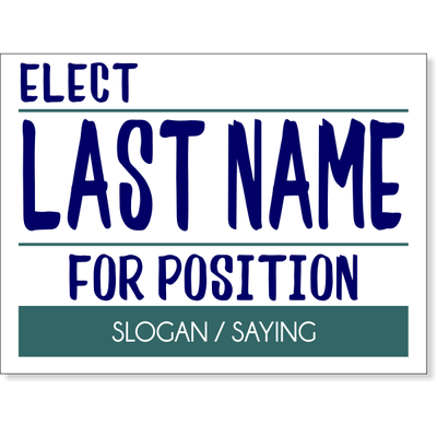 Marker Election Yard Sign | 18" x 24" - alternate view