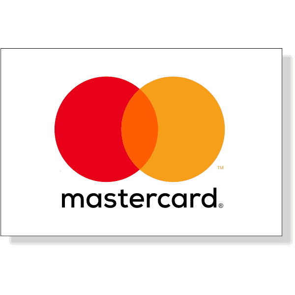 2" x 3" Mastercard Decal