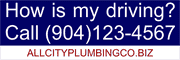 My Driving Bumper Sticker