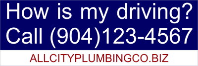 My Driving Bumper Sticker