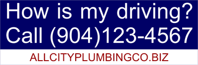My Driving Bumper Sticker