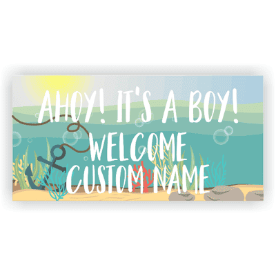 Nautical Baby Shower Banner