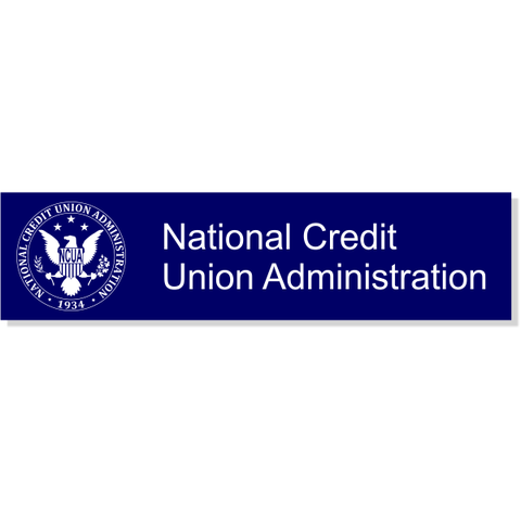 NCUA Seal 2" x 8" Wall Plate