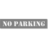 NO PARKING 1 line Mylar Stencil | 2" x 10"