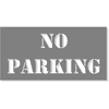 NO PARKING 2 line Mylar Stencil | 4" x 8"