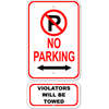 No Parking Sign Bundle