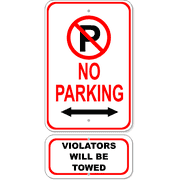 No Parking Sign Bundle