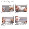 The 4-step process of how to properly use transfer tape
