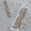 Phone Number Custom Stencil