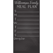 Personalized Family Meal Plan Chalkboard