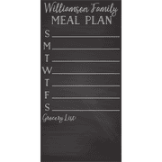 Personalized Family Meal Plan Chalkboard