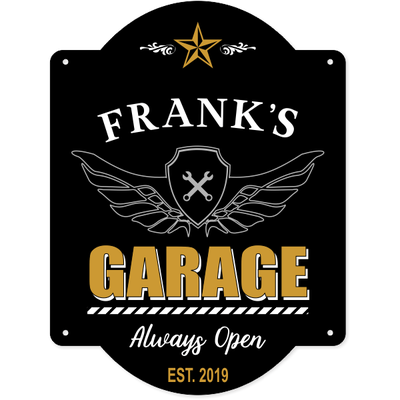 Personalized Garage Always Open Sign | 16" x 12"