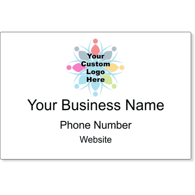 Personalized Logo Magnetic Sign 12" x 18" | Set of 2