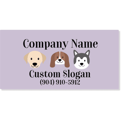 Pet Grooming Magnetic Signs