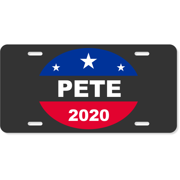 Pete 2020 License Plate
