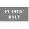 Plastic Only Stencil | 4" x 8"