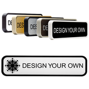 Plastic Rounded Corner Wall Sign with Engraved Insert (7129)
