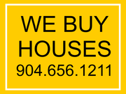 Plastic We Buy Houses Yard Sign