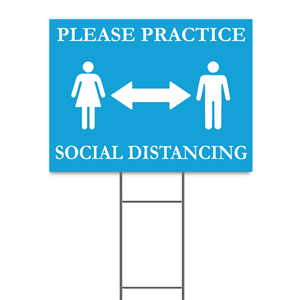 Practice Social Distancing Yard Sign | 18" x 24"