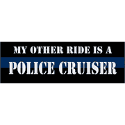 Police Cruiser Bumper Sticker