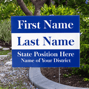 Blue Election Yard Sign | 18" x 24"