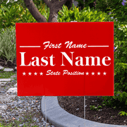 Stars & Bars Election Yard Sign | 18" x 24"