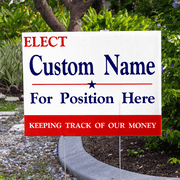 Personal Message Election Yard Sign | 18" x 24"