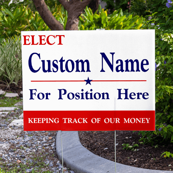 Personal Message Election Yard Sign | 18" x 24"