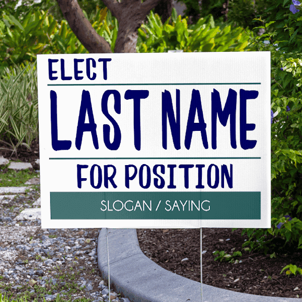 Marker Election Yard Sign | 18" x 24"