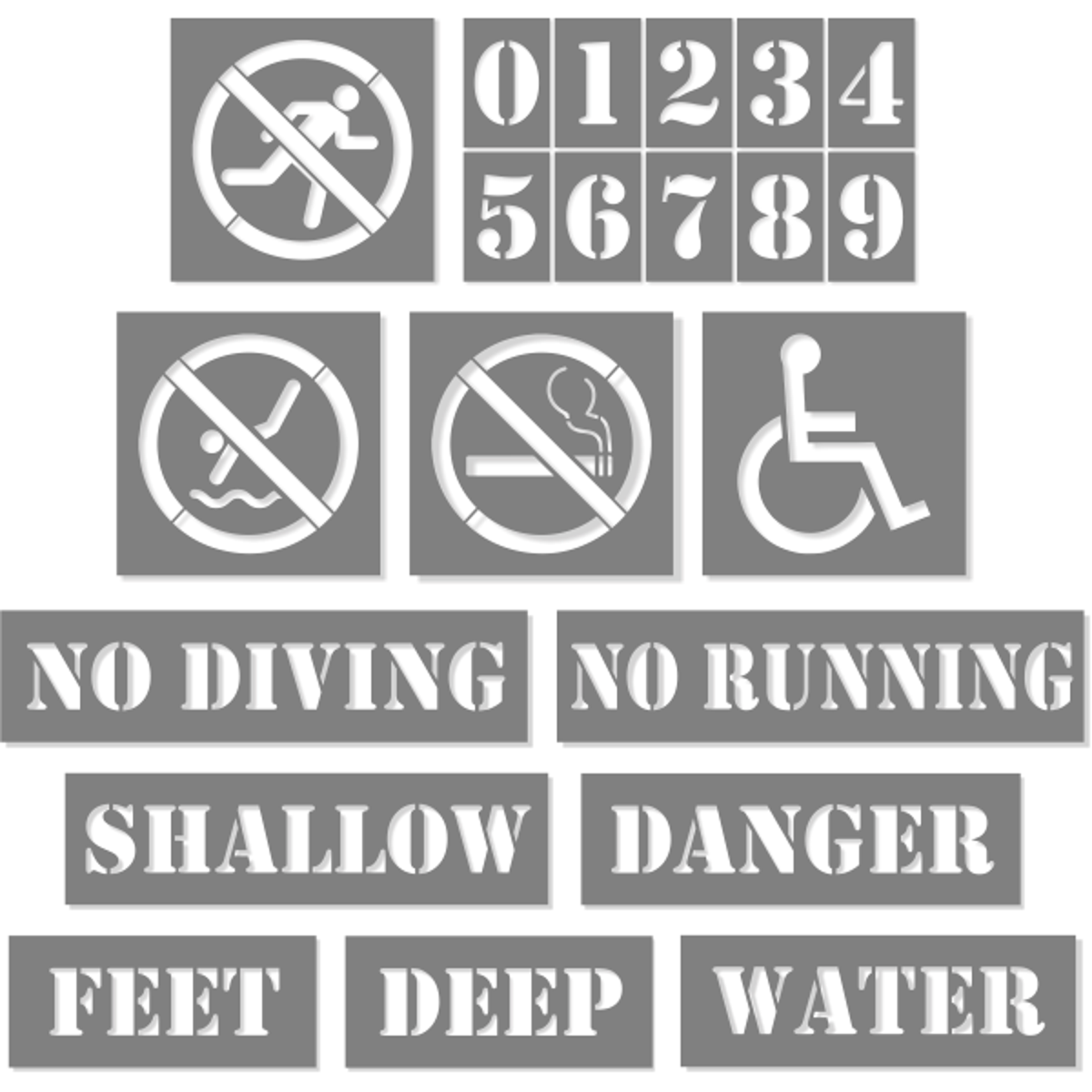 Pool Stencil Kit
