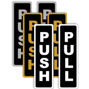 Push / Pull Vertical Aluminum Sign Set