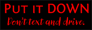 Put it Down Bumper Sticker
