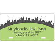Real Estate Custom Front License Plate