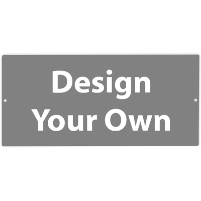 Customized Home Address Sign - 8 x 16 Rectangle Shap