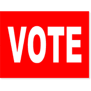 Red Vote Yard Sign | 18" x 24"