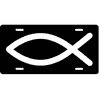 Religious Christian Symbol Custom License Plate