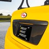 Front License Plate On Yellow Car