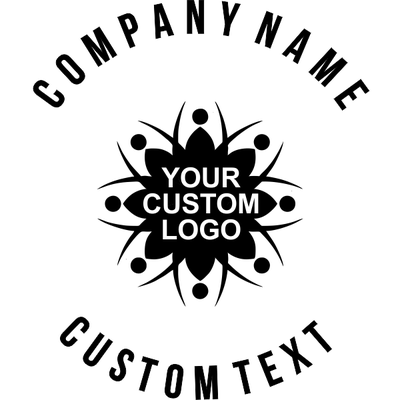 Round Business Door Decal | Multiple Sizes
