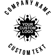 Round Vinyl Door Decal | Multiple Sizes